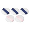 5pcs Face Powder Puff Double Sided Raised Pile Soft Skin