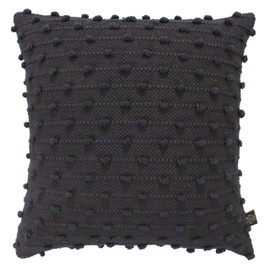 5M House of MV Miranda Set of 2 Cushion Covers | 70% Cotton, 30% Micro Polyester | Corduroy Pom Pom Detailing | 45x45 cm | Machine Washable | A Trendy Twist to Home Décor, Sofa & Bed