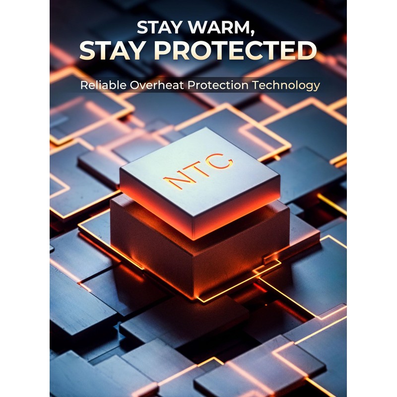 ORORO Men’s Heated Fleece Jacket with Battery, Fleece Heating Jacket