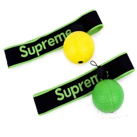Hoi Head Punch Ball Jab Ball Dynamic Vision Training Device Punching Ball Yellow Ball 2ea