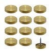 Rannb Decorative Mirror Screws Gold Cap Cover Nails 1"/25mm Cap