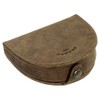 Leather Men's Schütter Coin Purse, Polished & Oiled Cowhide Leather,