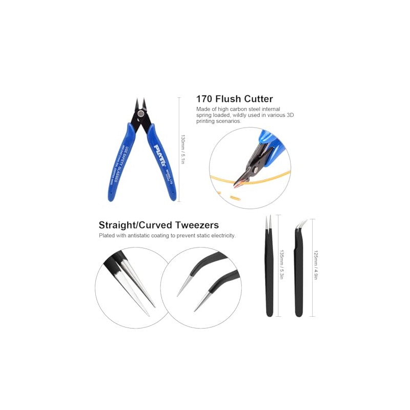 Kit Accesorios Impresora Resina Incluye Almohadilla Silicona Limpieza Embudo Acero