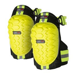 Kneetek HiVis Knee Pads, 230 g, Non-Slip, Specially Profiled Knee Pads for Optimal Relief When Working, Knee Pads Suitable for All Outdoor Work