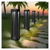Solar Powered Outdoor Floor Lamp, Stainless Steel Solar Street Lights,