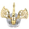 Swan Sugar Storage Jar European Modern Condiment Container Golden Seasoning