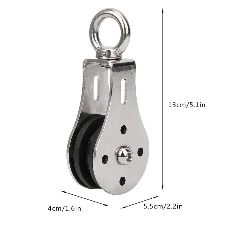 Tiiyee 360 Bearing Pulley for Cable, Lifting Quiet Wheel Gym