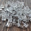 1/8 Inch 3mm Clear Shelf Support Pegs Plastic Cabinet Shelf