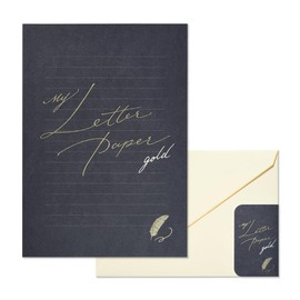 G.C.PRESS My Letter Papergold/Envelope Set