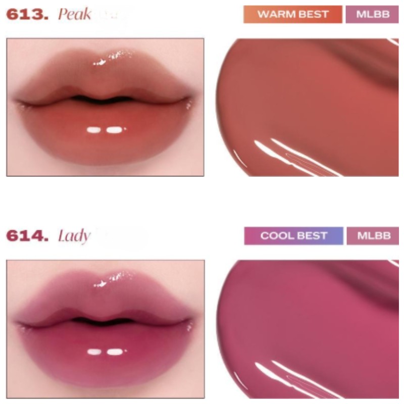 LAKA Maxi Glayer Tint 3.8g, Color:609 Classy