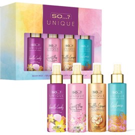 So…? Unique Body Mist Set - Perfumes for Women - Body Spray for Women - Vegan, Cruelty Free - Travel Size Gift Set - 650 to 1000 Sprays - 4 pcs