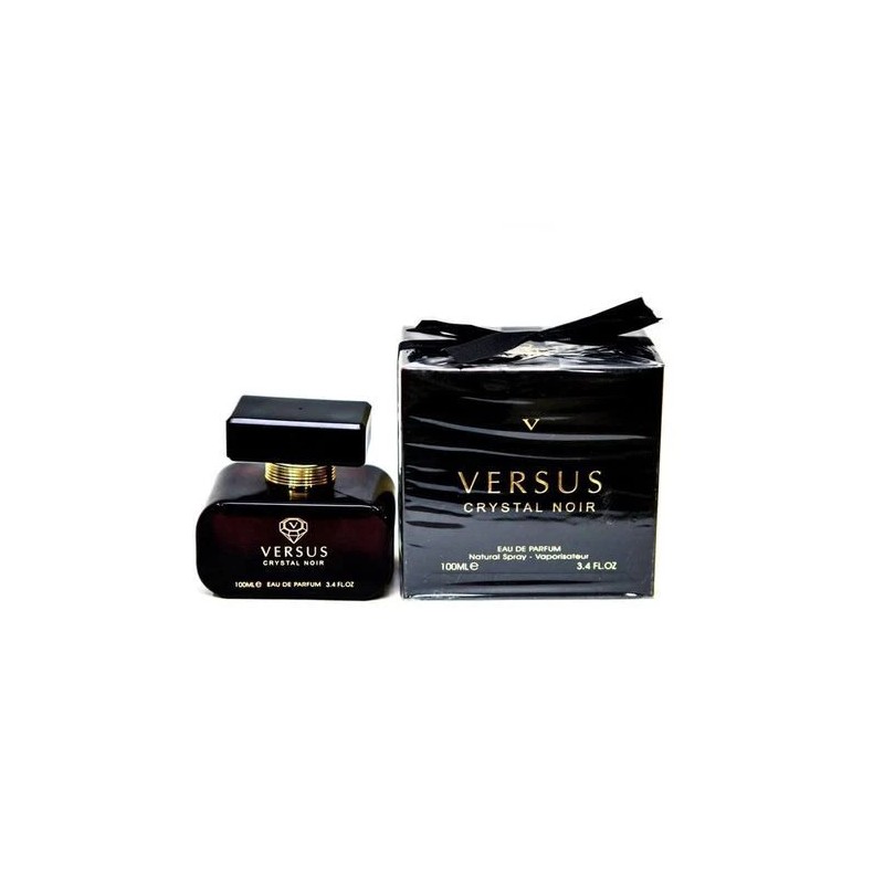 Fragrance World Versus Crystal Noir for Unisex Eau de Parfum