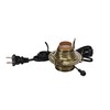 B&P Lamp® #2 Electric Burner Antique Brass Plated with Black