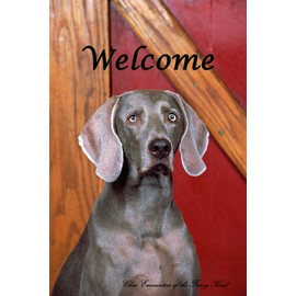 Weimeraner - Best of Breed CEFK Welcome Photo House Flag