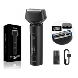 Afeitadora de láminas para hombres, Barba Cortadora Pelo 8500 Rpm | Rasuradoras para hombre Con 3 Cabezales Flotantes, IPX7 Resistente Al Agua, para barba incipiente y vello facial
