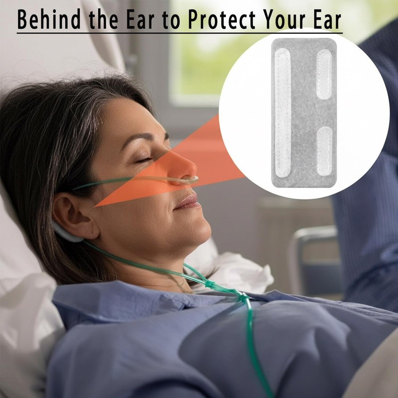 6 Pcs Nasal Cannula Ear Cushions Oxygen Cannula Face Soft