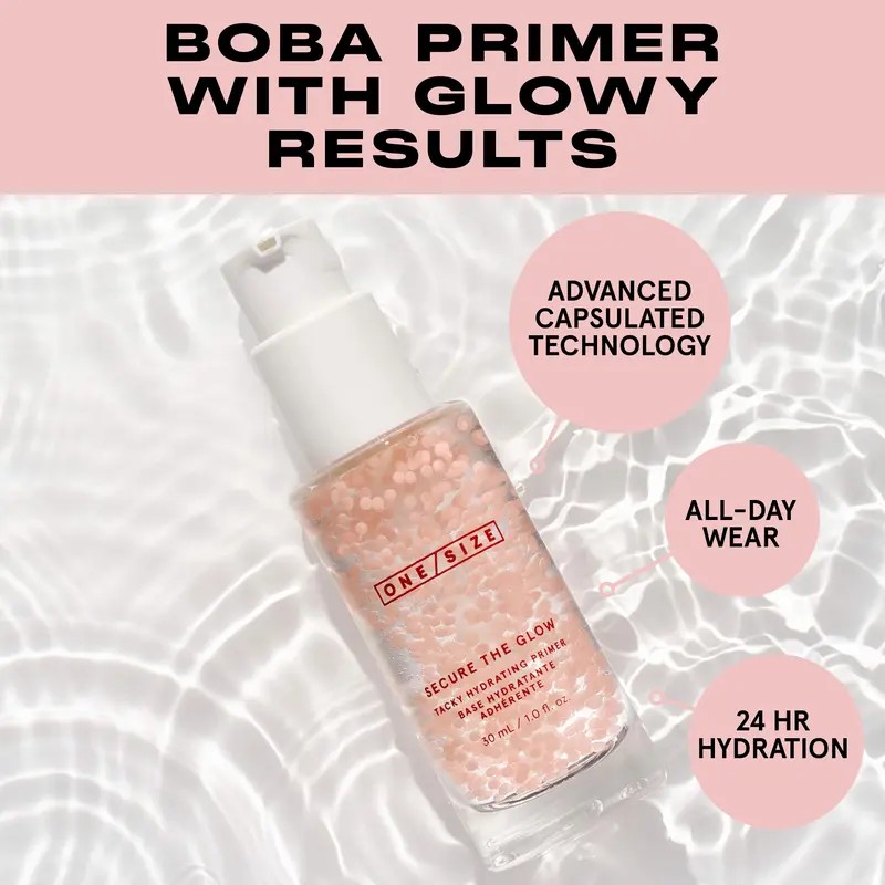 Hydrating Makeup Primer – Glow Boosting Face Primer, Moisture-Locking Base,