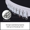 Curtain Track Roller Hooks Accessories Plastic Wheeled Roller Runner Windows