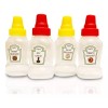 Ccglam 4 Mini Botellas Aderezo Catsup Contenedores Portátiles