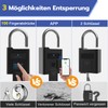 Anweller Fingerprint Lock with Key, Bluetooth Biometry Electronic Number Code,