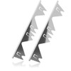 Niciksty 2 Pack Stainless Steel Stove Gap Covers, Retractable 13.8"-27.5"