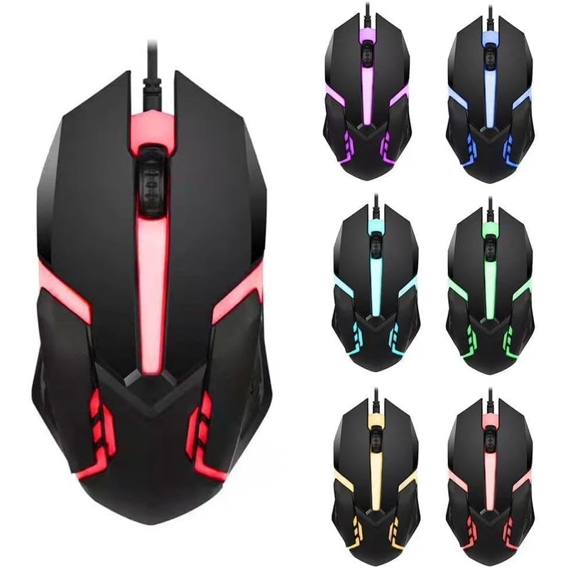 Wired Gaming Mouse Back Dry Optical for Amoth Laptop Computer