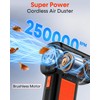 250000RPM Electric Air Duster for Keyboard: One Blow Clears Dust