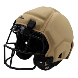 Guardian Cap XT 2.0, Vegas Gold - Padded, Soft-Shell Helmet Cover for Football - Reduces Impact and Protects Helmets - Sleek Design - One Size Fits All for Youth, High School & College Players