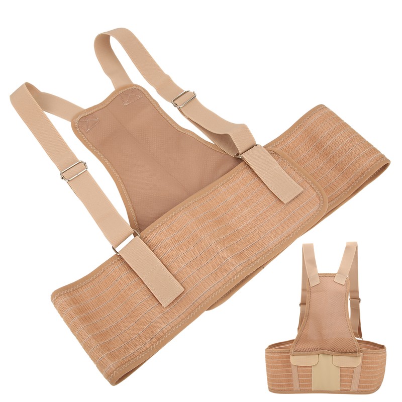 Maternity Belt Pregnancy Support Breathable Adjustment Shoulder Postpartum BeltKhaki