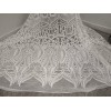 Wowfabric4less123 White 4way stretch sequin Lace fabric 50” Width Sold
