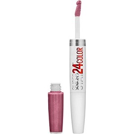 Maybelline SuperStay 24 2-Step Liquid Lipstick Makeup, Perpetual Plum, 1 kit