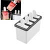 MAGICLULU 4 Popsicle Mold Ice Molds Reusable Ice Cream Molds
