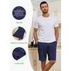 EA'S SECRET Mens Pajama Shorts Rayon Made From Bamboo Sleep