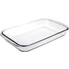 IBILI 480734 RECTANGULAR TRAY KRISTALL 34X21