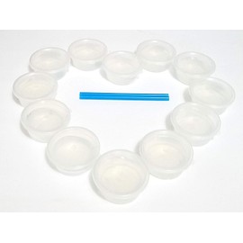 12 Pack Crystal Clear Slime Mud Putty, Creative, DIY, Great Toy for Any Favor, Gift, Birthday. Non Sticky, Stress Relief, Super Soft & Squishy Slime Toy Kit for Kids and Adults - Transparent Clear