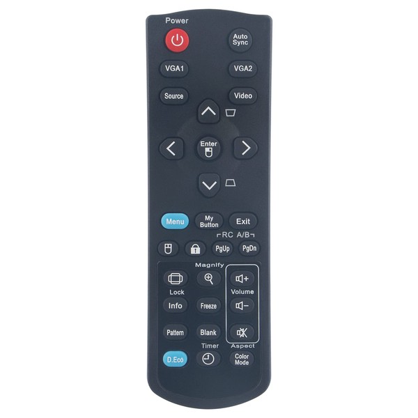 New A-00009441 Remote Control Replaces ViewSonic PJD6345 PJD6544W PJD7223 PJD6243