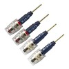 WJSTN Banana Plug to 4mm Female Jack Adapter, Speaker Audio