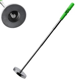 Grip Telescopic Magnetic Floor Sweeper Pickup Tool - 35 lb Capacity - Screws, Nails, Metal Shavings - Extends from 8" to 34" L