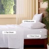 LGCLUMINA Pure Cotton Sheets - 4 Piece Queen Sheet Set,