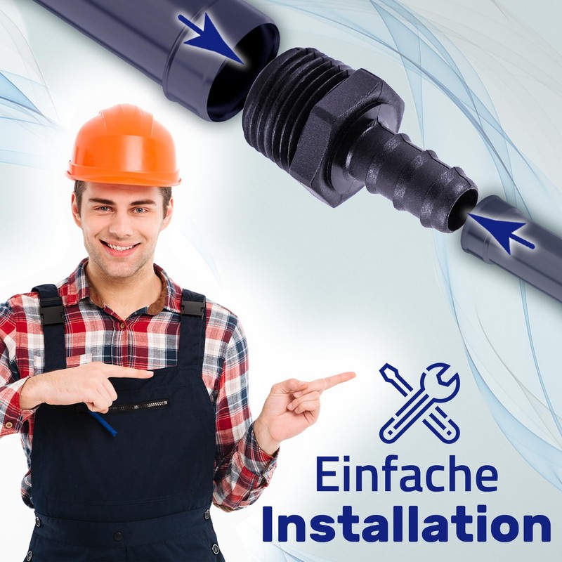 Hose Nozzle with Diameter 30 mm and Male Thread 1/2