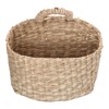Hanging Basket Seagrass Woven Wall Hanging Storage Basket Organizer for