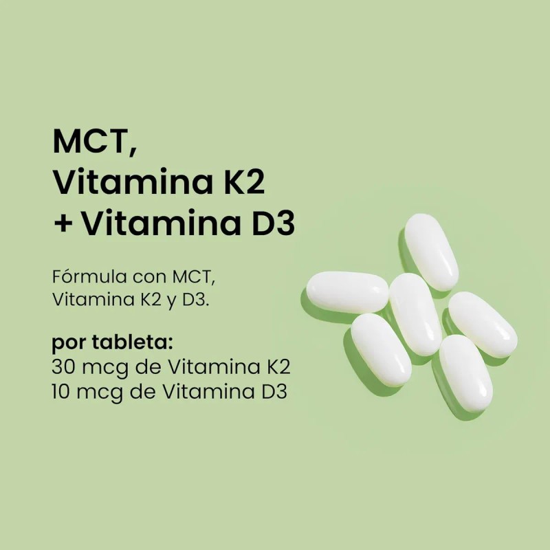 Multivitaminico Mct Entera Vitamina K2 Y D3 Mct 180 Capsulas