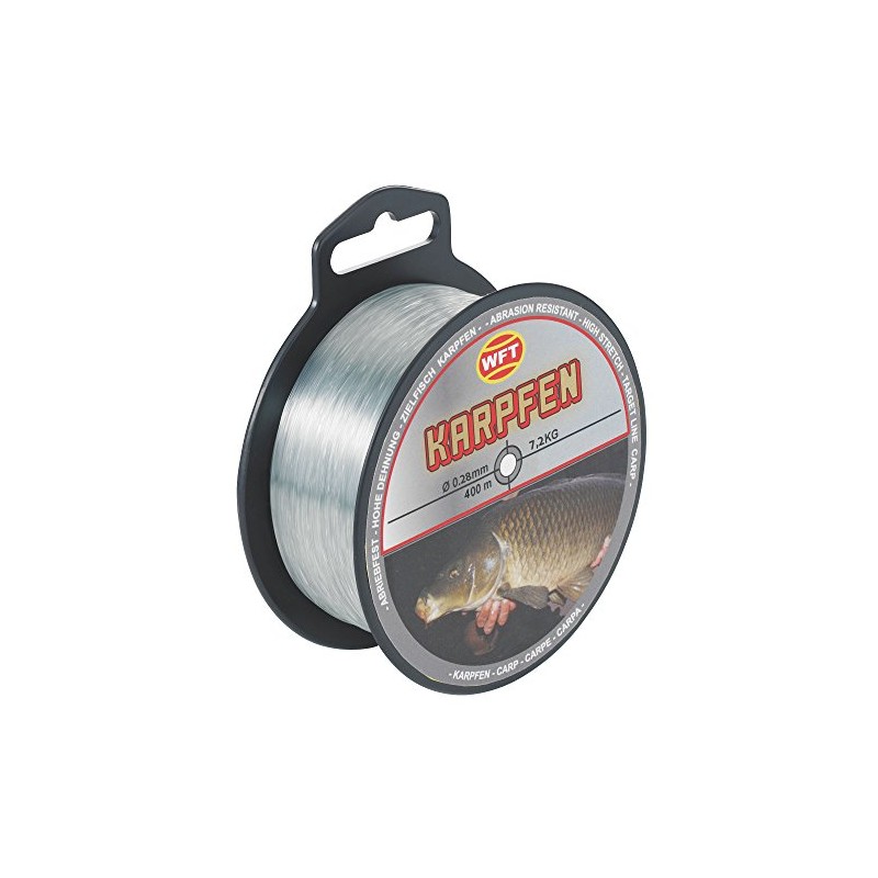 WFT Target fish carp 400 m grey - fishing line