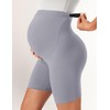 BONVIGOR Buttercloud Maternity Shorts Over The Belly- 5" Pregnancy Biker