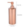 Soap Dispenser Copper 304 Stainless Steel Rose Gold Soap Bottle,