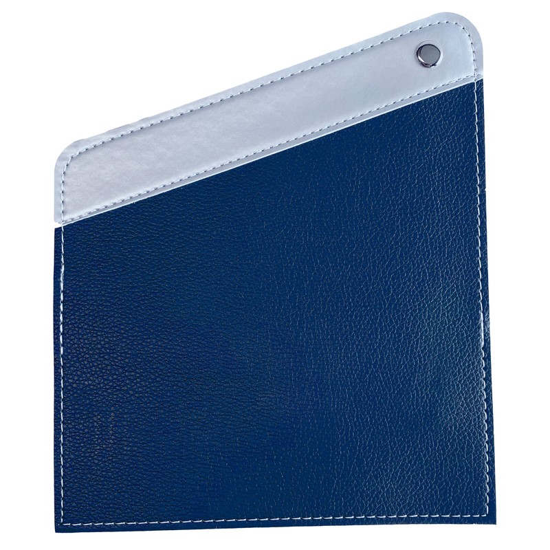 Pubblimania Faux Leather Document Wallet with Button Closure, Ideal for