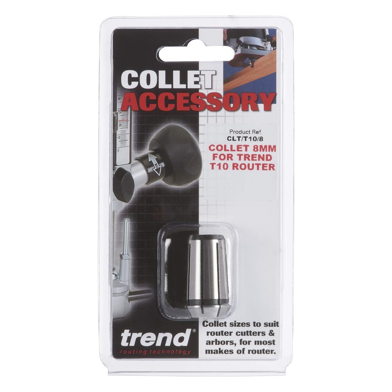 Trend CLT/T10/8 Collet T10 Router 8mm - Silver