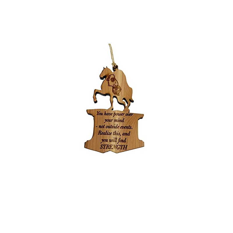 You have Power over your Mind Marcus Aurelius CEDAR Ornament