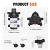 YOUNGTREE 12V DC RV Water Diaphragm Pump 3.5 GPM 45PSI,