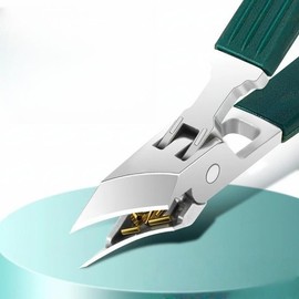Three sets of eagle beak beveled nail clippers household multifunctional large opening anti-splash nail clippers set of high-grade thick hard manicure clippers White, black, green, and orange 4 colors are shipped randomly